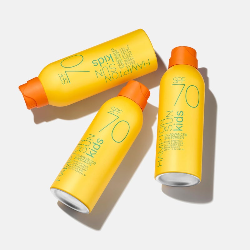 Hampton Sun SPF 70 Continuous Mist Sunscreen for Kids, Broad Spectrum + Advanced Water/ Sweat Resistance, Antioxidant-Rich Vitamin E + Aloe for Hydrated, Soothed Skin Oil-Free, All Skin Types - Image 2