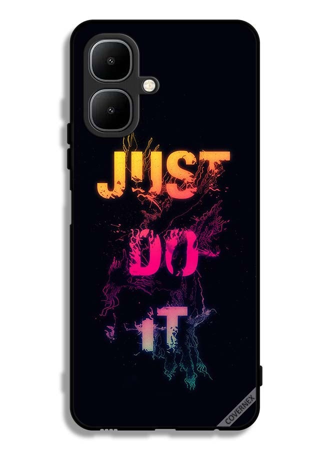 Covernex Tecno Pop 10 Protective Case Cover Just Do It
