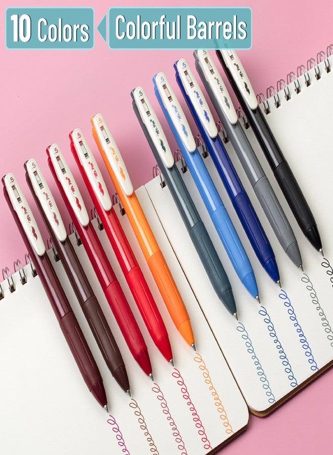 Mr. Pen- Retractable Gel Pens, 12 Pack, Fast Dry, Gel Pens Fine Point 0.7mm, Retractable Pens, Cute Pens, Gel Ink Pens, Aesthetic Pens for Journaling, Fine Tip Pens - Image 2