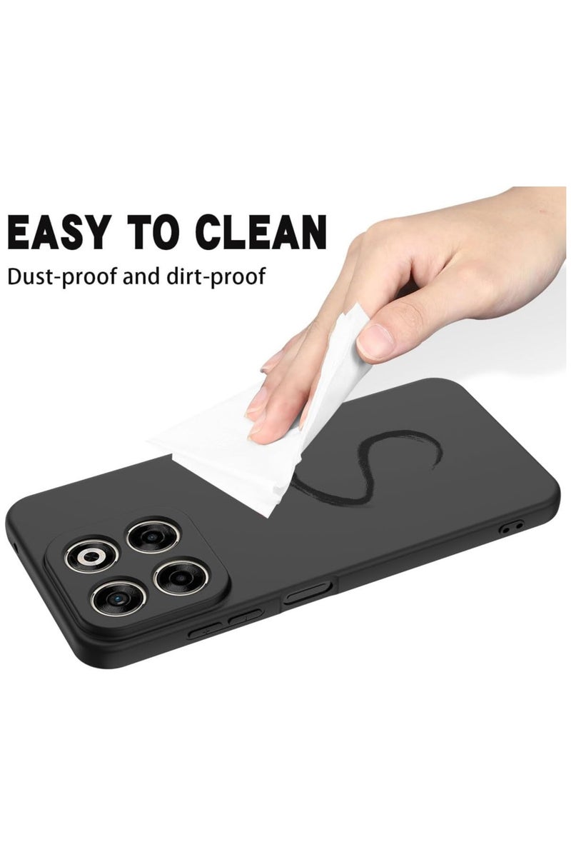 general Protective case compatible with ZTE Blade V70/ZTE Axon 70, liquid silicone protective case with ultra-fine fibre lining, soft rubber gel TPU shockproof protective back cover with lanyard strap. - Image 5