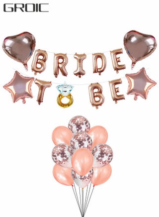 Engagement Decoration Balloons, BRIDE TO BE Balloons Wedding Proposal Decorations, Bachelor Party Decorations, Rose Gold Balloons Clear Balloons Set - pzsku/ZE889E7EA481BAA50B1E4Z/45/1746219834/0b2fa4dc-9245-400f-90ce-a72ac0c736c5