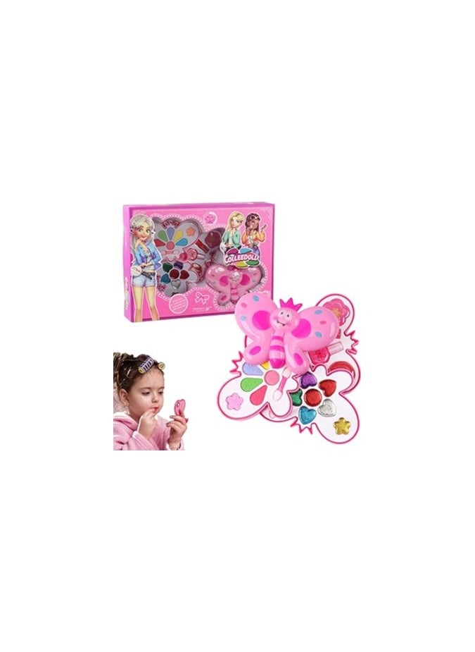 Home Smart - Home Smart Kids Makeup Kit for Girl Play Real Gold Makeup Set, Washable Makeup Set for 3+ Years Old Little Girls Birthday Gifts - Safe & Non Toxic - Image 1