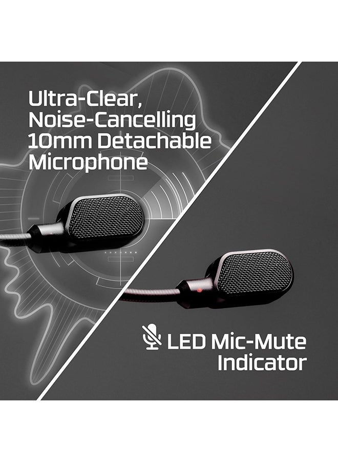 HYPERX Cloud III Wired Gaming Headset, For PC / PS5 / PS4 / Xbox Series, Angled 53mm Drivers, Noise Cancelling, With LED Mic Mute Indicator, 10Hz-21kHz Frequency Response, Black/Red | 727A9AA - Image 4