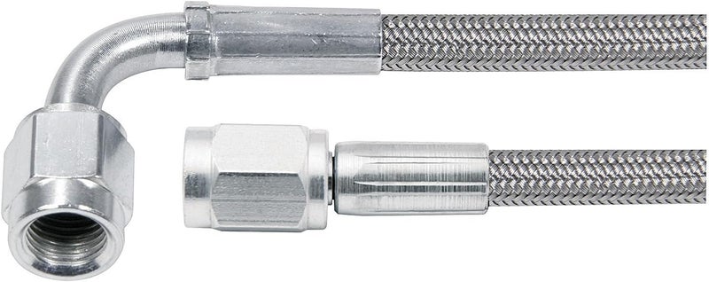 ALL46304-36 36" #3 Braided Steel Lines With -3 Ends