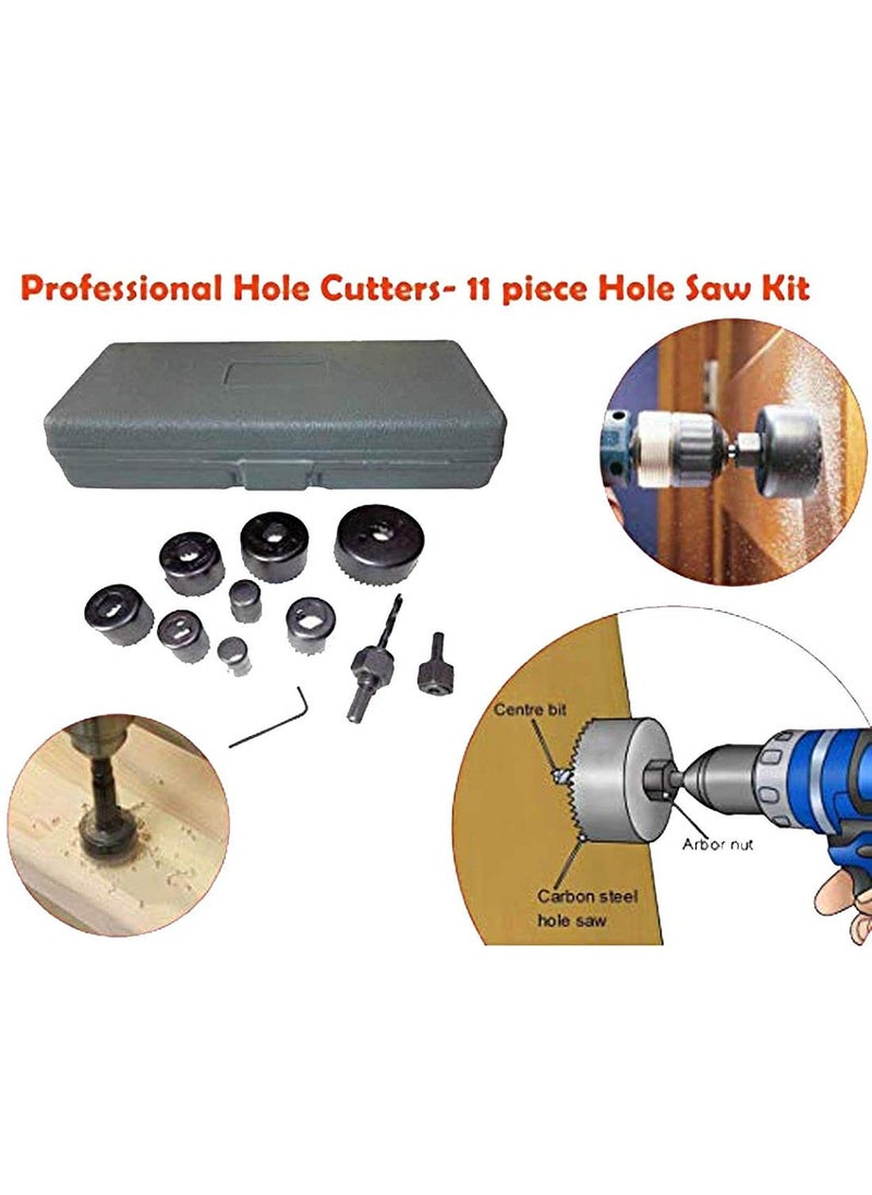 DIY Crafts DIY Crafts CTDIYHI52068 Hole Saw Wood Metal 44259 5 Hole Saw Set DiyCrafts 16 Pcs Carbon Steel Hole  - Image 2