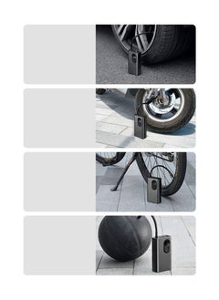Baseus Hand-Held Air Compressor Inflator with LED Light Multi-Functional Use Bicycle/Car Auto Tire Pump Motorboat Bed Football and Other Inflating Tools  - Image 5