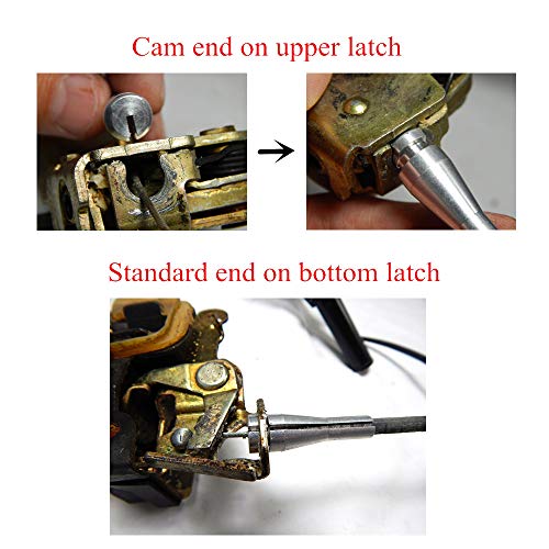 Lelecar Door Cable Repair Kit with Cam Piece for F-series E-series Ranger Expedition Excursion Navigator Latch Lock Handle Billet Aluminum(16 Ends for 8 Cables) - Image 3