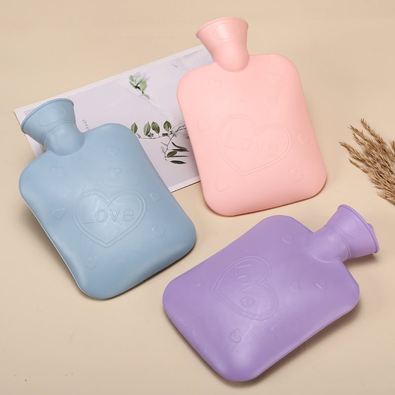Macaron Series Water-Filled Water Bottle, Warm Rubber Water-Filled Water Bag, Knitted Hand Warmer , Heart-Warming Gadget - Image 2