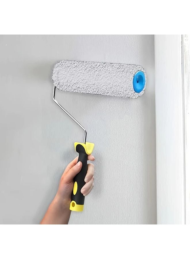 3pcs 9 Inch Drywall Paint Roller Covers Black Nylon Textured Surface 1 8 Nap Height - Image 4