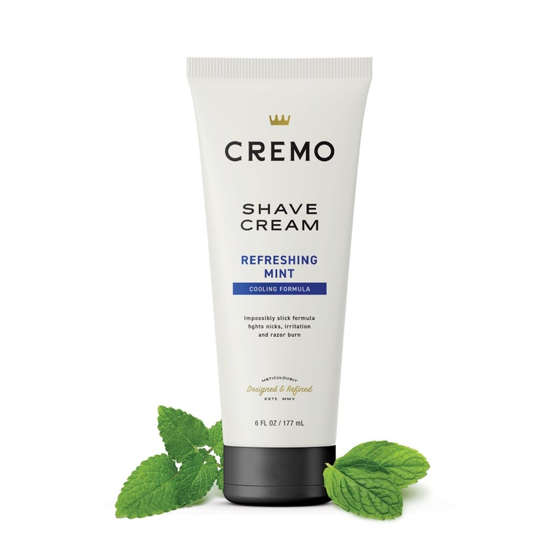 Cremo Barber Grade Cooling Shave Cream, Astonishingly Superior Ultra-Slick Shaving Cream Fights Nicks, Cuts And Razor Burn, 6 Fl Oz (2 Pack), WHITE - Image 5