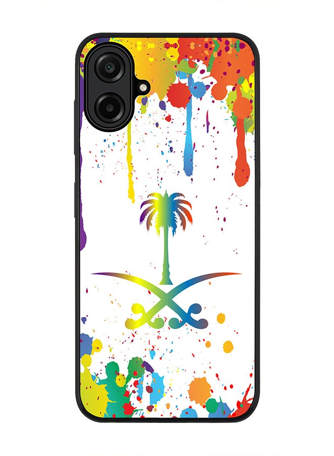 Stylizedd For Samsung Galaxy A07 4G Case,Slim fit Camera Protection, Shockproof Thin Phone cover  - Colorful Saudi
