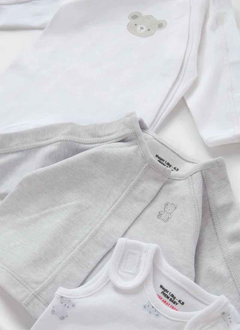 Matalan 5 Piece Prem Baby Grey Gift Set