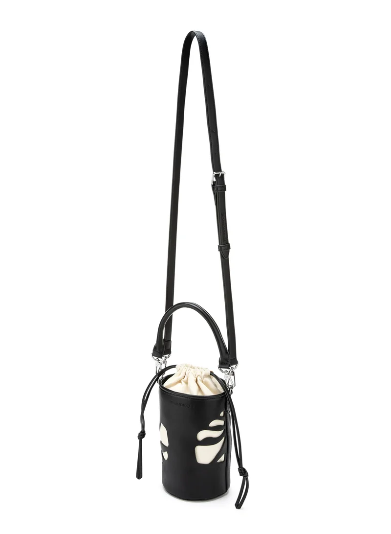 Veganologie Bucket Bag in Black Made From 2 Bamboo Stems