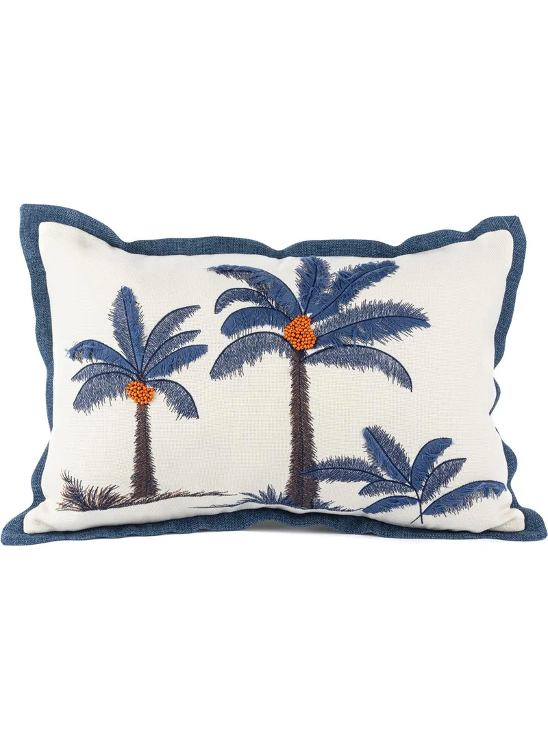 Mikasa Moor Palm Blue 40X60 Pillow and Throw Pillow