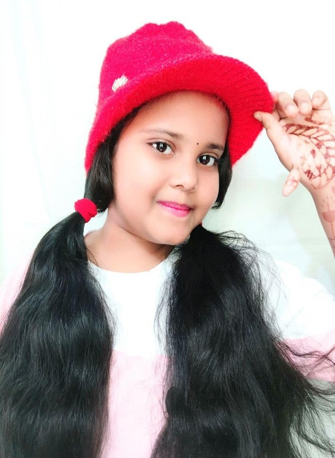 BriKSHi Soft Warm Winter Hat Cap for Girls/Woman (Pack of 1) (Red) - Image 2