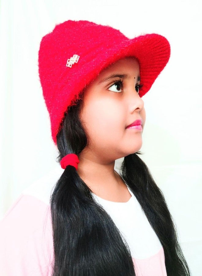 BriKSHi Soft Warm Winter Hat Cap for Girls/Woman (Pack of 1) (Red) - Image 4