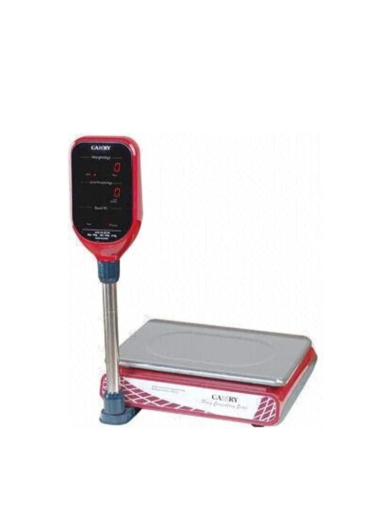CAMRY Digital Commercial Price Scale 30kg Silver/Red/Black 35.5x23.5cm - Image 4
