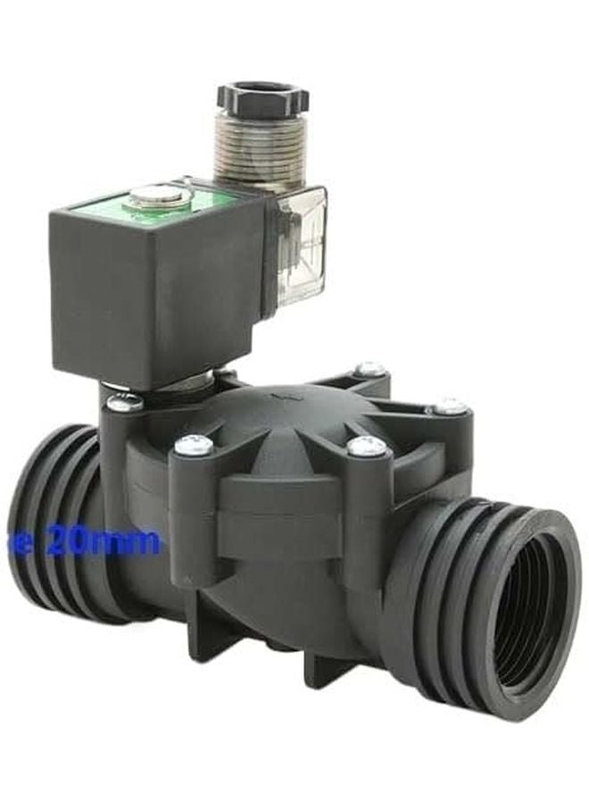 2 Way Water Garden Pilot Solenoid Valve PP 20 Port G3 4 0 10bar Orifice 20mm Ac220v Size 05 - Image 1