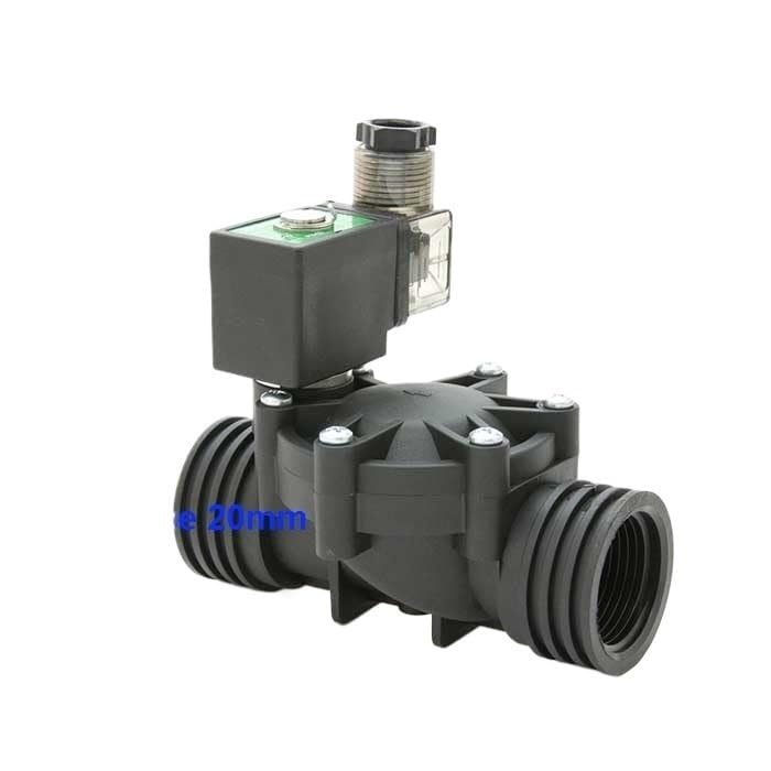 2 Way Water Garden Pilot Solenoid Valve PP 20 Port G3 4 0 10bar Orifice 20mm Ac220v Size 05 - Image 2