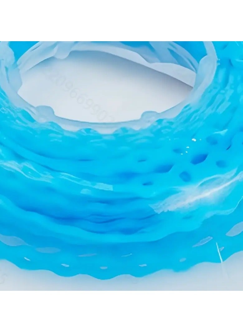 HW 2 Pcs Dental Orthodontic Power Chains Braces Mixed Color Spool Elastic Rubber Bands for Orthodontic Treatment, 15ft/Roll - Image 3