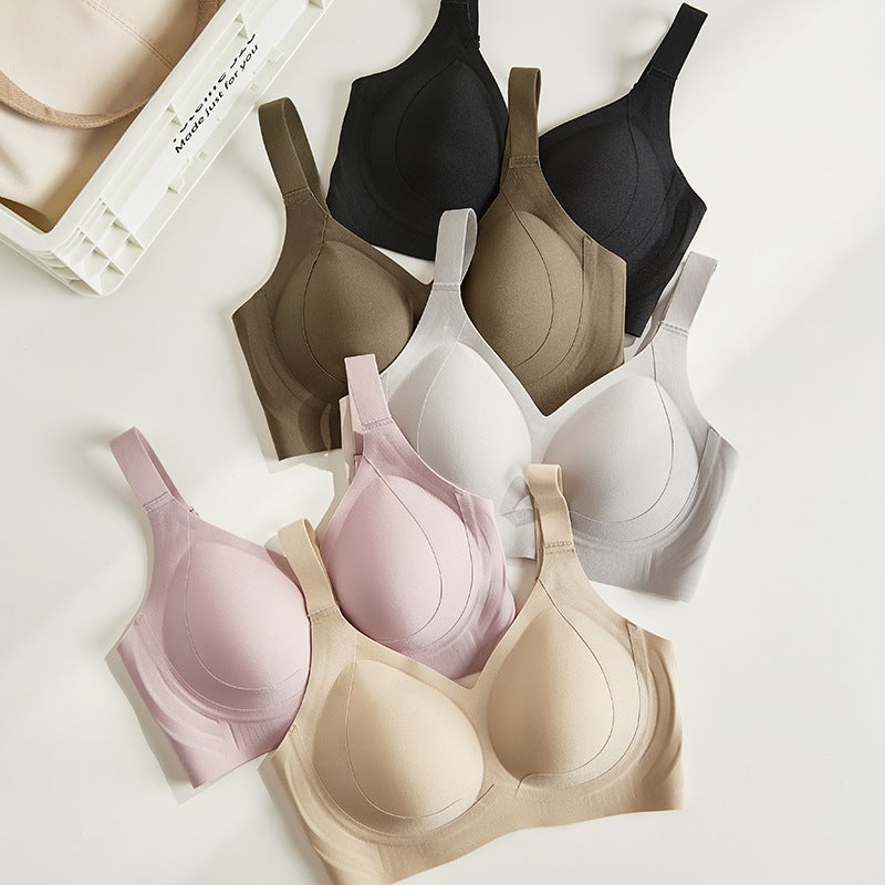 99805 Original Summer One-Piece No-Cut Beautiful Back Underwear Women'S Big Chest Small No-Steel Rings Sports Bra - Image 5