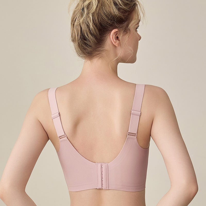 99805 Original Summer One-Piece No-Cut Beautiful Back Underwear Women'S Big Chest Small No-Steel Rings Sports Bra - Image 4