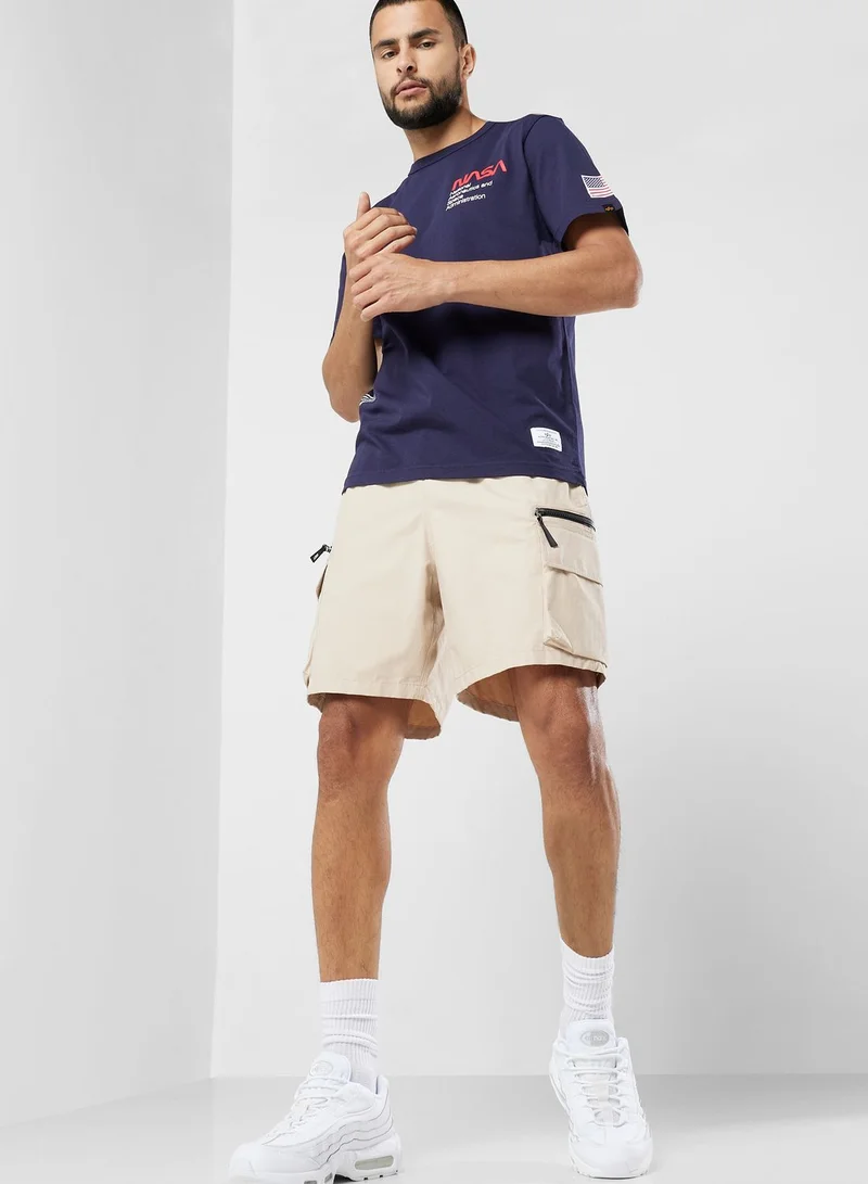 Alpha Industries Nasa Worm Logo T-Shirt