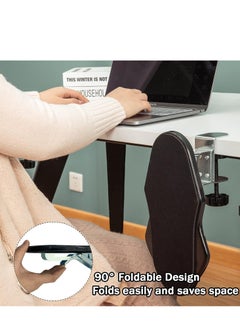 Aideli Computer Arm Rest Support Extender for Desk, Adjustable Rotating Arm Wrist Rest Pad Holder, Ergonomic Elbow Rest Holder, Folding, Rotating,Computer Desk Extender Tray for Home and Office  - Image 3
