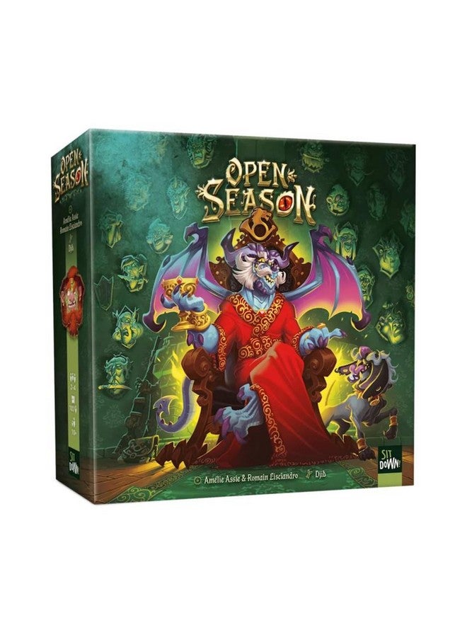 Sit Down! Sit Down Games: Open Season - Strategy Board Game, Card Collection & Chaining, Play As A Monster, Fantasy, Fast Play, Ages 10+, 2-4 Players, 30+ Min - Image 1