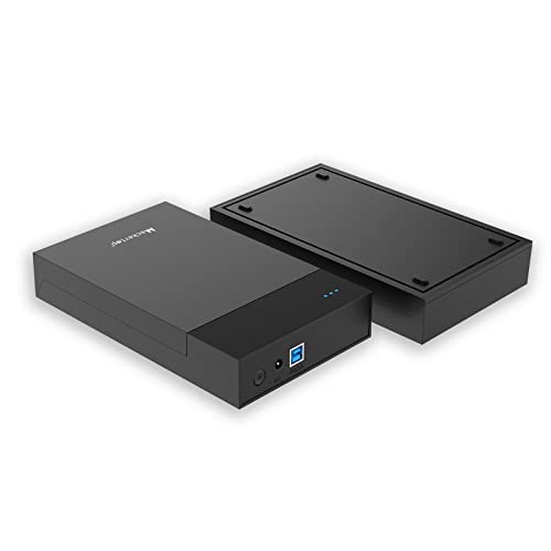 Mackertop 3.5" Hard Drive Enclosure Tool-Free External Hard Drive Enclosure 5Gbps USB 3.0 to SATA Adapter Hard Disk Case for 3.5 Inch HDD/SSD Max 6TB (Support UASP) - Image 2
