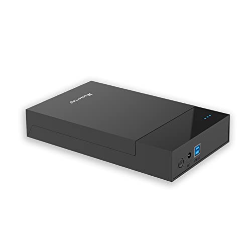 Mackertop 3.5" Hard Drive Enclosure Tool-Free External Hard Drive Enclosure 5Gbps USB 3.0 to SATA Adapter Hard Disk Case for 3.5 Inch HDD/SSD Max 6TB (Support UASP) - Image 1
