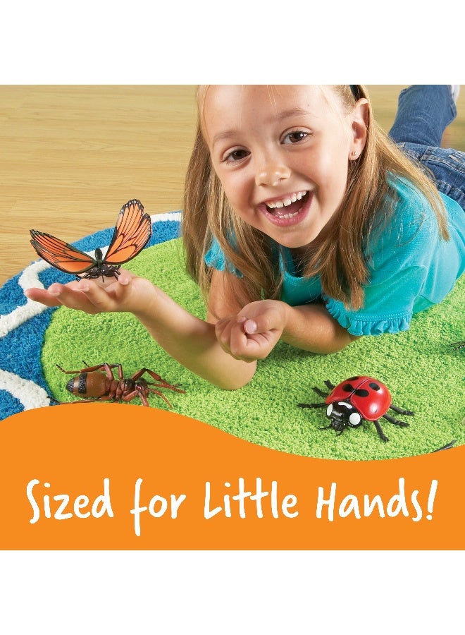 ليرننج ريسورسز مجموعة ألعاب الحشرات العملاقة من Learning Resources، مكونة من 7 قطع من شخصيات الحشرات الواقعية للأطفال للعب الخيالي والتعلم المبكر - Image 3