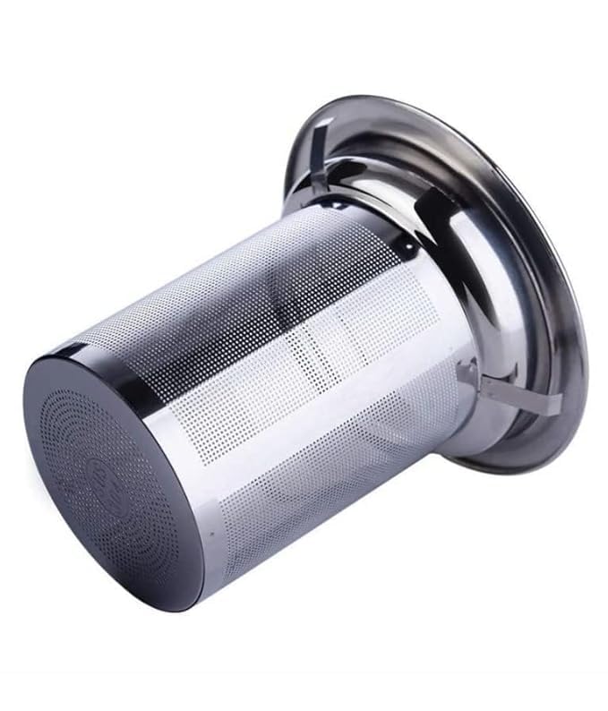 QUMAZZ Glass Teapot Kettle with Stainless Steel Infuser Lid Glass Tea Kettle Stovetop Safe Blooming Loose Leaf Teapot Transparent Green 2 Tea Strainer Glass Kettle 1000 ML - Image 2