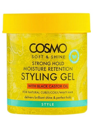Soft And Shine Strong And Hold Moisture Retention Styling Gel With Black Castor Oil 450g