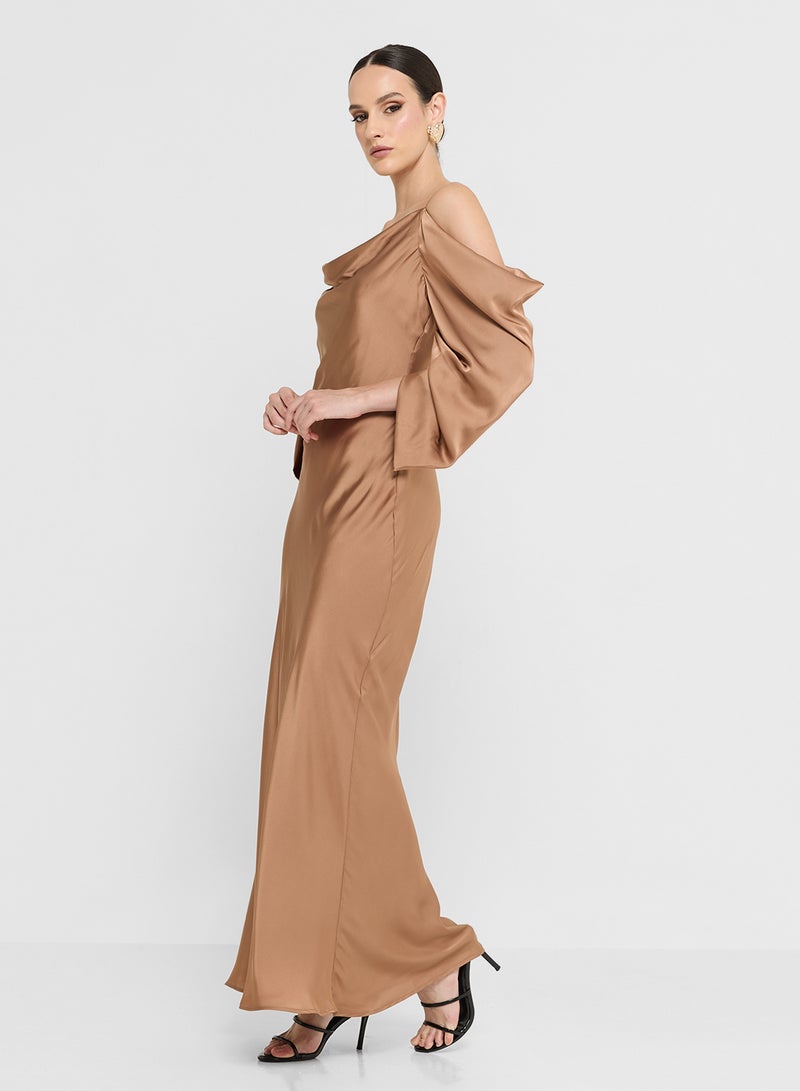 TFNC Cowl Neck Maxi Dress - Image 2