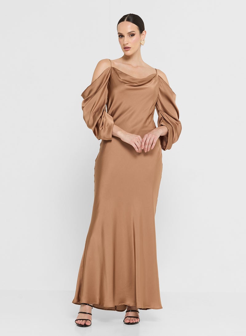 TFNC Cowl Neck Maxi Dress - Image 1