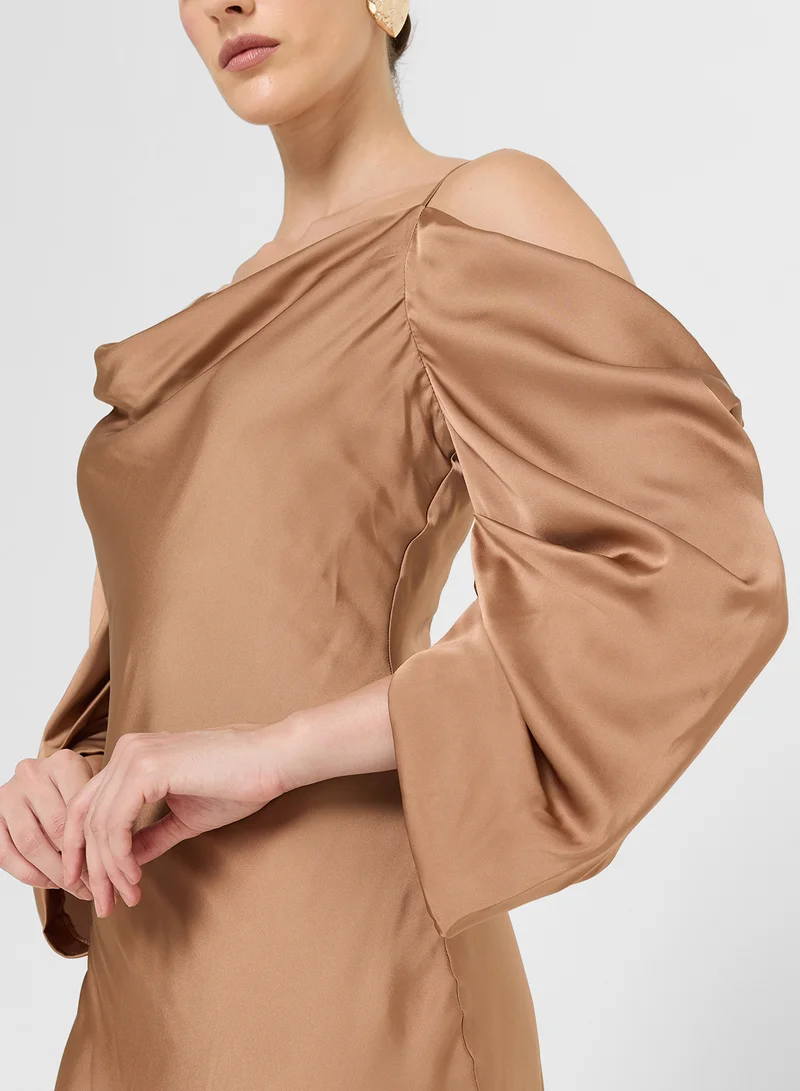 TFNC Cowl Neck Maxi Dress
