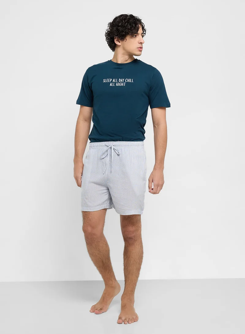 Seventy Five Nightwear T-Shirt & Shorts Sets