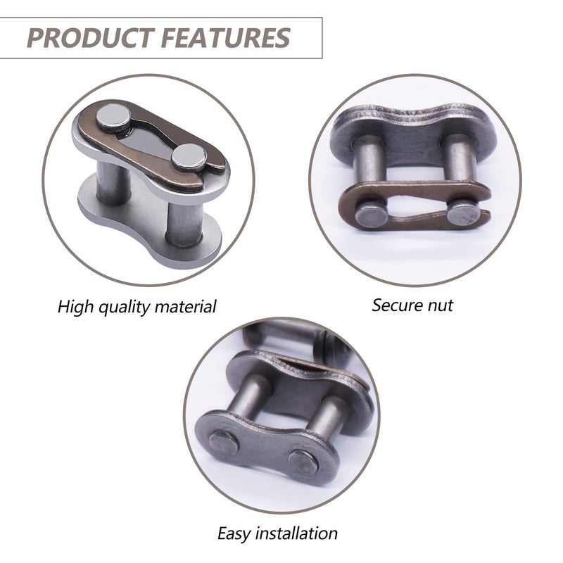 TWTADE 20Pcs #35 Master Link Chain Roller Connector for Go Kart,Mini Bike, Baja Doodle Bug Motovox etc.I-L-039 - Image 4