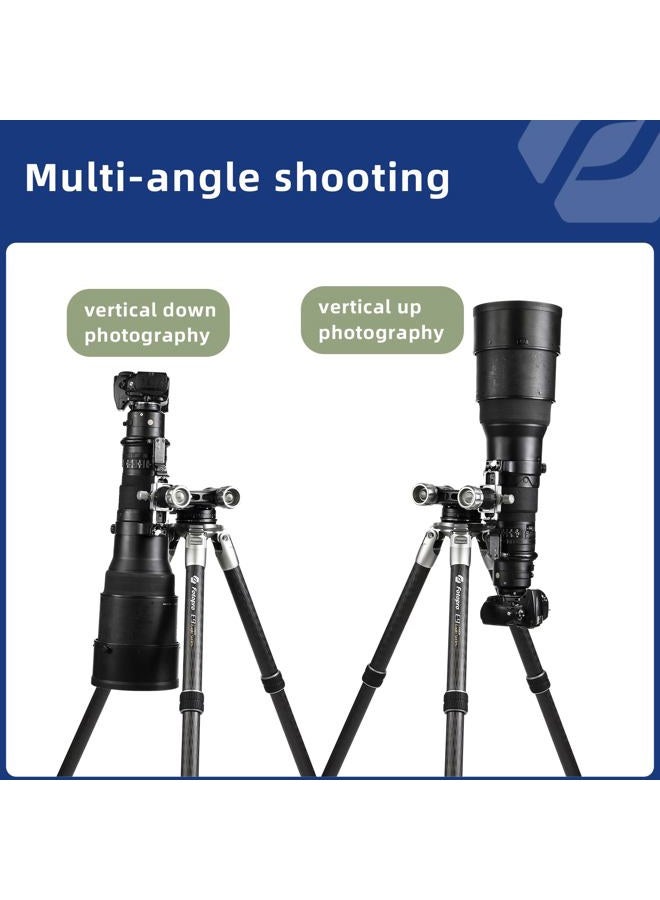 Fotopro E-6H Gimbal Head Gimbal Head Large Lens Head Wildlife Photography Head Sports Photography Head Astrophotography Head - Image 5