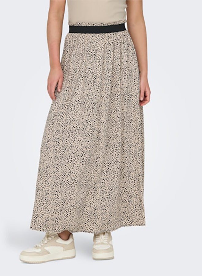ONLY ONLY Womens Venedig AOP Life Long Skirt Woven  - Image 3