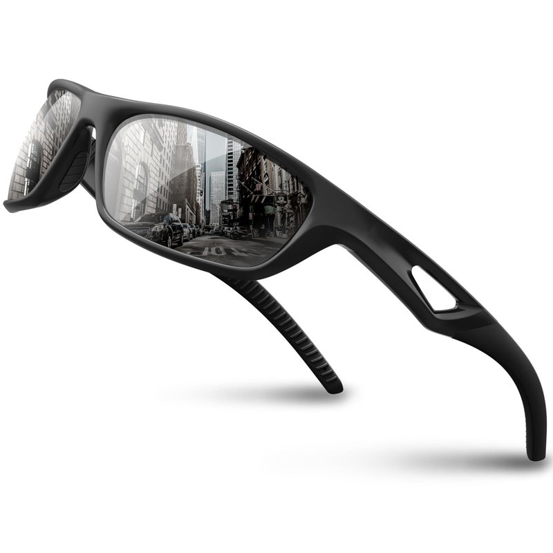 RIVBOS Polarized Sports Sunglasses Driving Sunglasses Shades for Men Women Tr90 Frame for Cycling Fishing Running RB831 - Image 1