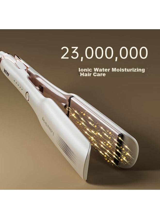 Aux Hair Curler For Salon Use, Electric Hair Straightener, Hair Straightening And Curling Tool, Hair Straightening Board With Negative Ions, Gift For Girlfriend - Image 4