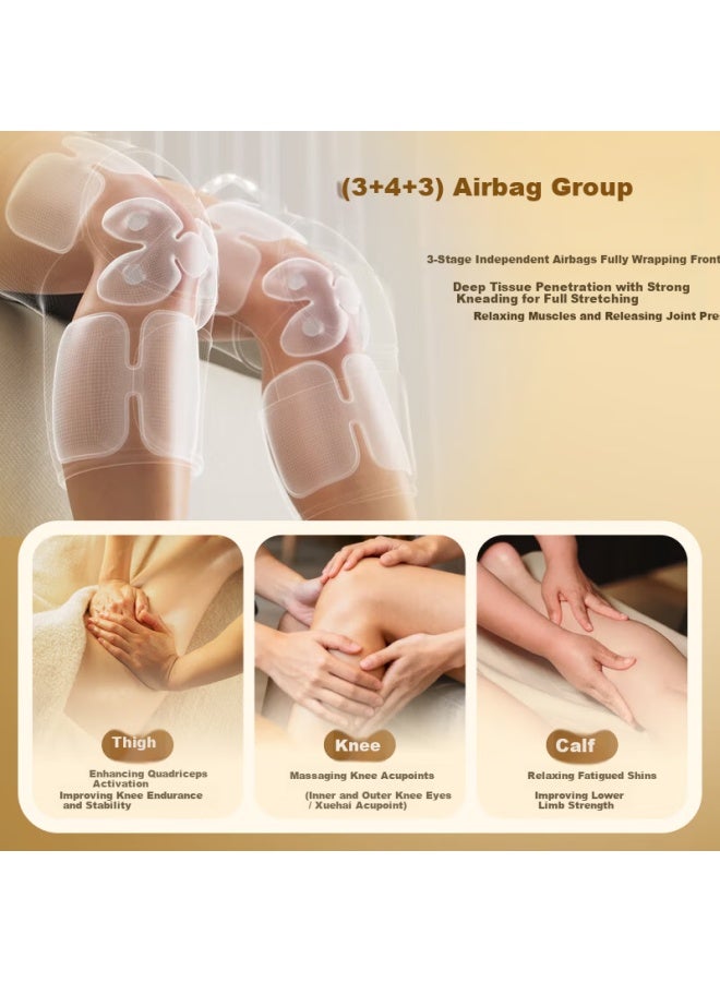 Xilaikang Knee Heat Therapy Massager Knee Joint Leg Massager Soothing Care Relaxation New Year Spring Festival Gift Valentine's Day Present - Image 3