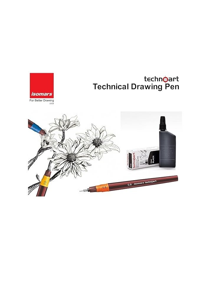 Isomars Technoart Technical Drawing Pen 0.3mm - Image 3