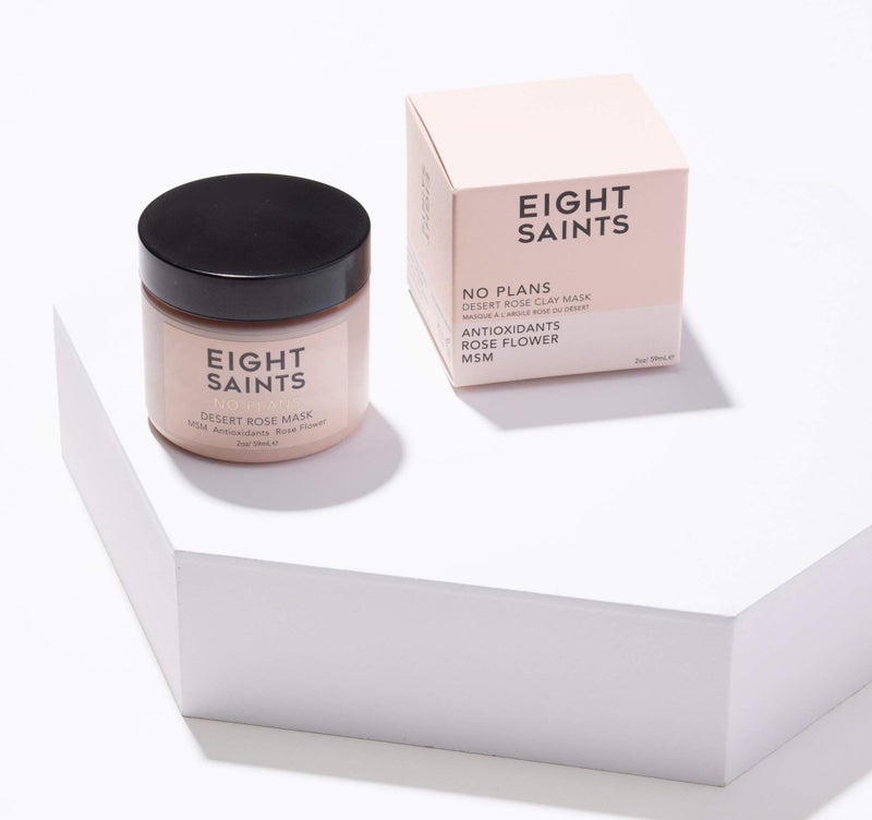 Eight Saints No Plans Clay Face Mask Skin Care Product, Natural and Organic Pore Reducing Clay Facial Mask to Remove Blemishes, Acne, Oil, and Impurities, 2 Ounces - Image 2