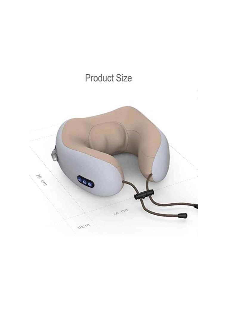 99 وسائد سفر للنوم على الطائرة، مساج رقبة كهربائي محمول، وسادة رقبة على شكل حرف U من فوم الذاكرة ناعمة ومريحة وقابلة للتنفس للاستخدام في السيارة والمنزل والمكتب - Image 3