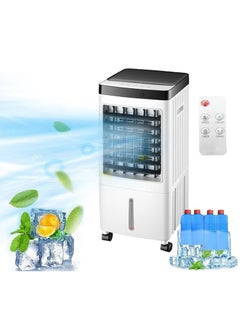 Evaporative Air Cooler, Cooling Fan with 3 Modes & 3 Speeds, Windowless Air Conditioner with 12-H Timer Remote Control