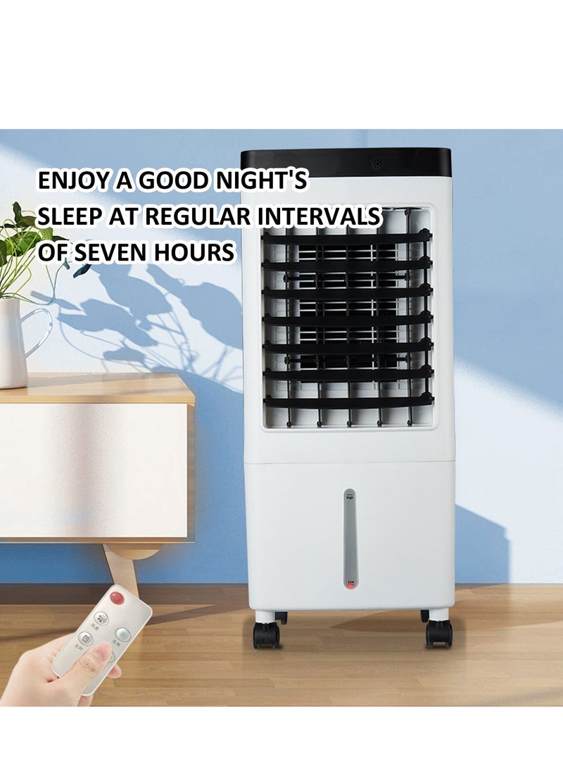 Generic - Evaporative Air Cooler, Cooling Fan with 3 Modes & 3 Speeds, Windowless Air Conditioner with 12-H Timer Remote Control - Image 1