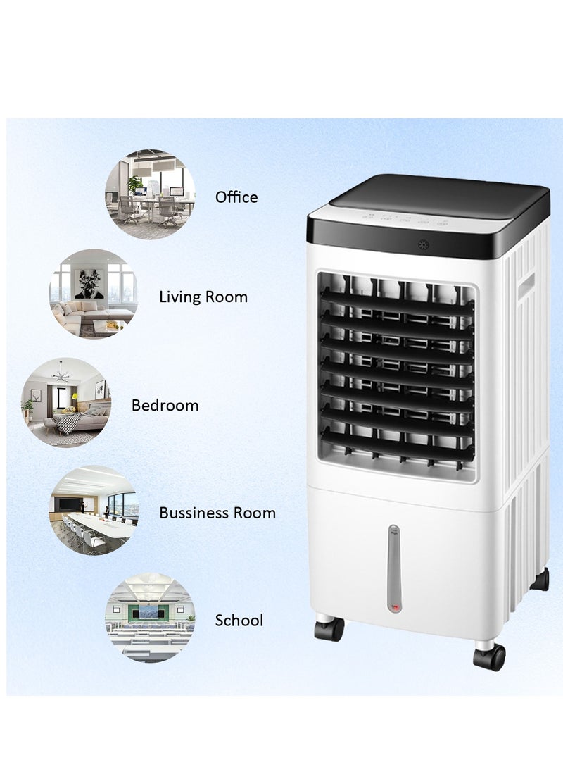 Generic - Evaporative Air Cooler, Cooling Fan with 3 Modes & 3 Speeds, Windowless Air Conditioner with 12-H Timer Remote Control - Image 1